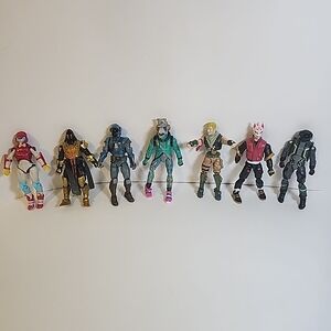 fortnite action figures 4 inch lot of 7